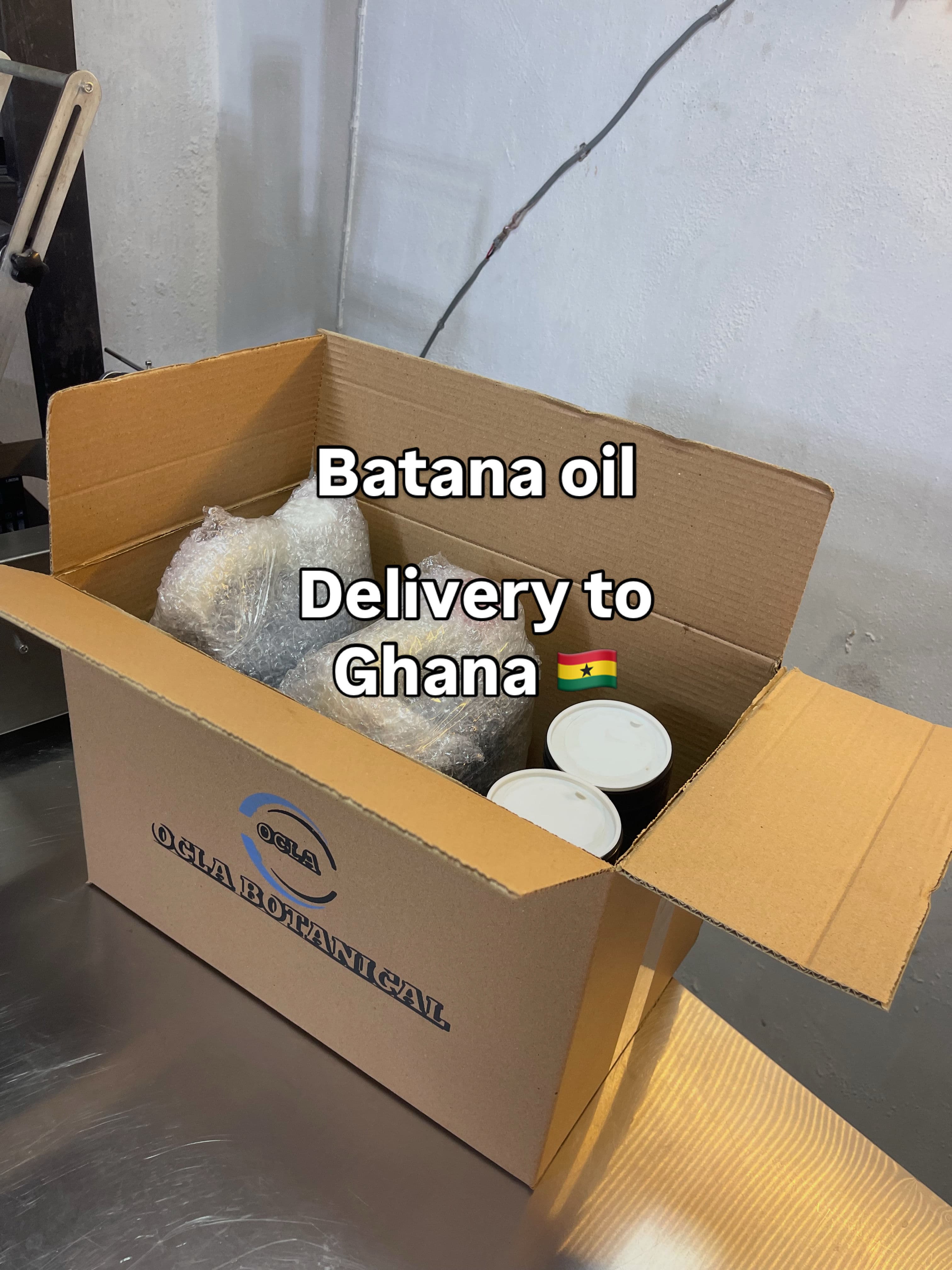 RAW BATANA OIL - DELIVERY TO GHANA